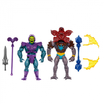 Skeletor & Demogorgon Actionfiguren MOTU Origins Exclusive, Masters of the Universe x Stranger Things, 14 cm