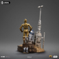 Preview: C-3PO & R2-D2 Statue 1/10 Art Scale Deluxe, Star Wars: Episode IV, 31 cm