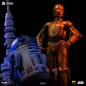 Preview: C-3PO & R2-D2 Statue 1/10 Art Scale Deluxe, Star Wars: Episode IV, 31 cm