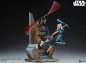 Preview: Ahsoka Tano vs. Darth Maul Statue, Star Wars: The Clone Wars, 51 cm