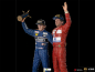 Preview: Alain Prost & Ayrton Senna (The Last Podium) Statue 1/10 Art Scale Deluxe, 27 cm