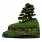 Preview: Bag End on the Hill Diorama Limited Edition, Der Herr der Ringe, 58 cm