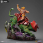 Preview: He-Man & Battle Cat Statue 1/10 Art Scale Deluxe, Masters of the Universe, 31 cm