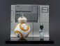 Preview: BB-8 & D-O Modellbausatz