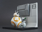 Preview: BB-8 & D-O Modellbausatz