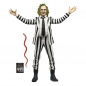 Preview: Beetlejuice (Black and White Striped Suit) Actionfigur, 18 cm