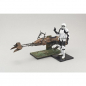 Preview: Scout Trooper & Speeder Bike 1:12, Star Wars Modellbausatz von Bandai