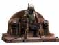 Preview: Boba Fett on Throne Statue 1:7 Premier Collection, Star Wars: The Mandalorian, 24 cm