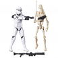 Preview: Phase II Clone Trooper & Battle Droid Actionfiguren Black Series Exclusive, Star Wars: The Clone Wars, 15 cm