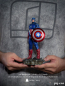 Preview: Captain America (Battle of NY) Statue Art Scale 1:10 Battle Diorama Series Infinity Saga, Marvel's The Avengers, 23 cm