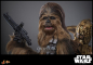 Preview: Chewbacca & Disassembled C-3PO Actionfigur 1:6 Movie Masterpiece Series, Star Wars: Episode V, 36 cm