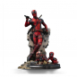 Preview: Deadpool Statue 1:10 Art Scale, Deadpool & Wolverine, 21 cm