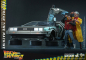 Preview: DeLorean Time Machine Fahrzeug 1:6 Movie Masterpiece, Zurück in die Zukunft II, 72 cm