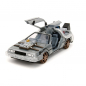 Preview: DeLorean (Railroad Wheels) Time Machine Diecast Model 1/24 Hollywood Rides, Back to the Future Part III