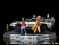 Preview: DeLorean (Full Set) Statuen 1:10 Art Scale Deluxe, Zurück in die Zukunft II, 58 cm