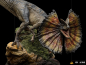 Preview: Dilophosaurus Statue 1:10 Art Scale, Jurassic World: Ein neues Zeitalter, 13 cm