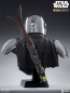 Preview: Din Djarin Life-Size Bust Sideshow, Star Wars: The Mandalorian, 86 cm