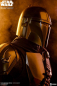 Preview: Din Djarin Life-Size Bust Sideshow, Star Wars: The Mandalorian, 86 cm