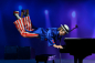 Preview: Elton John (Live 1976) Retro-Actionfigur Deluxe, 20 cm