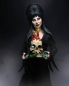 Preview: Elvira Retro-Actionfigur, Elvira - Herrscherin der Dunkelheit, 20 cm