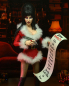 Preview: Elvira (Very Scary X-Mas Ver.) Retro Action Figure Deluxe, Elvira: Mistress of the Dark, 20 cm