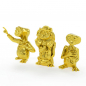 Preview: Collector's Set Minifiguren 3er-Pack Golden Edition, E.T. - Der Außerirdische, 5 cm