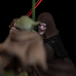 Preview: Yoda vs. Emperor Palpatine Statue Art Scale 1:10 Battle Diorama Series Exclusive, Star Wars: Episode III, 31 cm