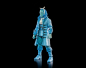 Preview: The Ghost of Jacob Marley (Haunted Blue Ver.) Actionfigur, Figura Obscura, 15 cm