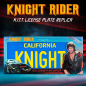 Preview: K.I.T.T. Nummernschild 1:1 Replik, Knight Rider