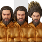 Preview: Aquaman (Gold & Green Suit) Actionfigur MAFEX, Aquaman: Lost Kingdom, 16 cm