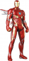 Preview: Iron Man Mark 50 Action Figure MAFEX, Avengers: Infinity War, 16 cm