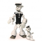 Preview: Classics Popeye (Black & White) Actionfigur 1:12 Exclusive, 15 cm