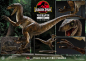 Preview: Velociraptor Jump Statue 1/10 Prime Collectibles, Jurassic Park, 21 cm