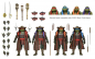 Preview: Samurai Turtles Action Figure 4-Pack SDCC Exclusive, Teenage Mutant Ninja Turtles III, 18 cm