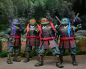 Preview: Samurai Turtles Action Figure 4-Pack SDCC Exclusive, Teenage Mutant Ninja Turtles III, 18 cm