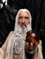 Preview: Saruman der Weiße auf Thron Statue 1:6, Der Herr der Ringe, 110 cm