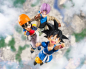 Preview: Pan & Gill Actionfiguren S.H.Figuarts, Dragon Ball GT, 9 cm