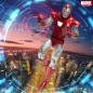 Preview: Iron Man (Silver Centurion Edition) Actionfigur 1:12 Mezco, Marvel, 17 cm