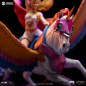 Preview: She-Ra & Swift Wind Statue Art Scale 1:10 Battle Diorama Series, Masters of the Universe, 42 cm