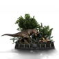 Preview: T-Rex Chase Statue 1/20 Demi Art Scale, Jurassic Park, 60 cm