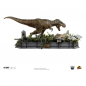 Preview: T-Rex attacks Donald Gennaro Statue 1:20 Demi Art Scale, Jurassic Park, 30 cm