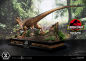 Preview: Velociraptor Attack Statue 1:6 Legacy Museum Collection, Jurassic Park, 38 cm