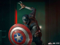 Preview: Zombie Captain America Statue 1:10 Art Scale, What If...?, 22 cm