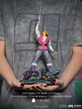 Prince Adam Statue 1/10 Art Scale Limited Edition, Masters of the Universe, 38 cm