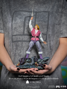 Prince Adam Statue 1:10 Art Scale Limited Edition, Masters of the Universe, 38 cm