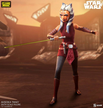 Ahsoka Tano Action Figure 1/6 Sideshow, Star Wars: The Clone Wars, 27 cm