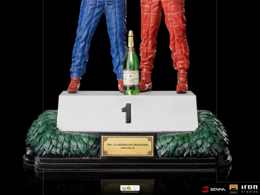 Alain Prost & Ayrton Senna (The Last Podium) Statue 1/10 Art Scale Deluxe, 27 cm