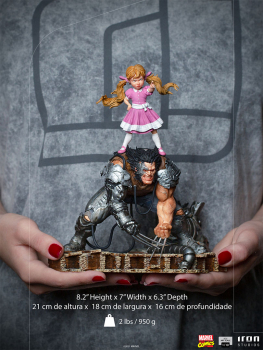 Albert & Elsie-Dee Statue Art Scale 1:10 Battle Diorama Series, X-Men, 21 cm