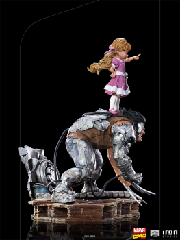 Albert & Elsie-Dee Statue Art Scale 1:10 Battle Diorama Series, X-Men, 21 cm