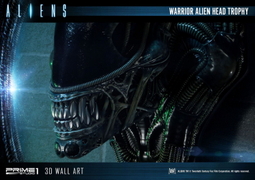 Alien Warrior Head Trophy